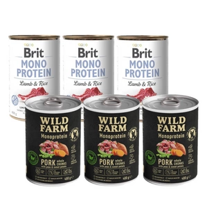 BRIT MONO PROTEIN LAMB & BROWN RICE 400g