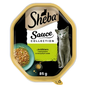 SHEBA® Sauce Speciale 85g küüliku, pardi ja köögiviljadega - märg kassitoit kastmes