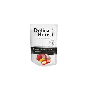 DOLINA NOTECI Veiseliharoog paprika ja nuudlitega 100g - märgtoit koertele