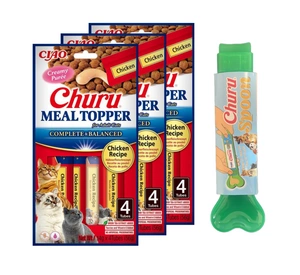 INABA Cat Meal Topper Chicken Recipe 4x14 (56g)