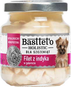Basttet'o Holistic kalkunifilee galetis kutsikatele 130g