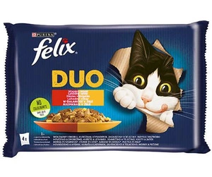 FELIX Duo maaelu maitsed želees 4x85g