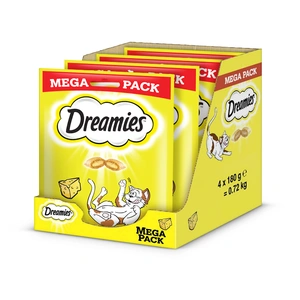 DREAMIES Mega Pack 4x180g – maitsev juustuga kasside maiuspala