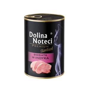 DOLINA NOTECI Premium steriliseeritud kassidele kalkunirikas 400g