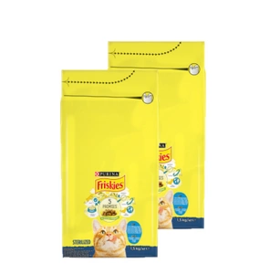 PURINA Friskies steriliseeritud kassitoit lõhe ja tuunikala segu köögiviljadega 1,5kg
