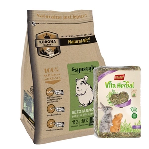 KORONA NATURY Natural-Vit toit tšintšiljadele 1.6kg