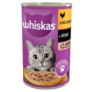 WHISKAS Adult purk 400g - märja kassitoidu kana kastmes