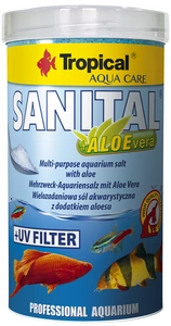 TROPICAL akvaariumisool Sanital + aloevera 500ml/600g