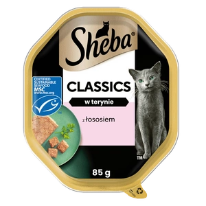 SHEBA® Classics 85g lõhega - märg pasteet kassitoit