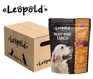 LEOPOLD Valmis lõunasöök liha, maksa ja kanaga 500g