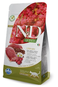 Farmina N&D Quinoa kassikarja URINARY DUCK 5kg