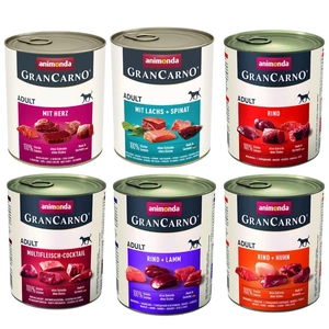 ANIMONDA GranCarno täiskasvanud koera maitse: Lõhe + Spinat 800g