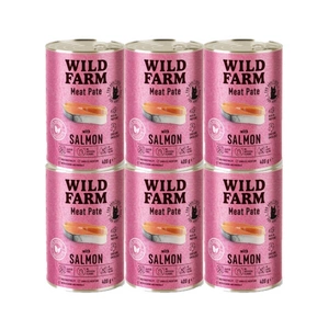 WILD FARM Pasteet lõhega 400g - gluteenivaba kassitoit