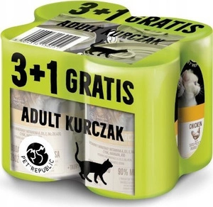 Pet Republic Kit Chicken 3+1 FREE - kasside märgtoit - 400g