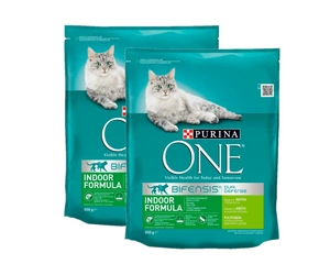 Purina One Cat Indoor kassitoit 2x800 g