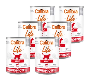 CALIBRA Dog Life Adult Beef koos porgandiga 6x400g