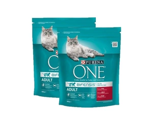 Purina One Cat täiskasvanud kassitoit veiselihaga 2x800g