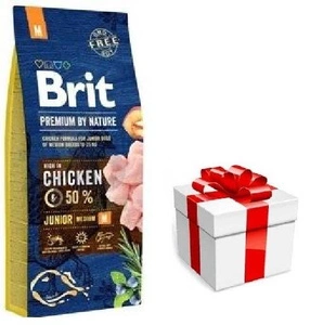 BRIT Premium By Nature Junior M 15kg + koeratoit