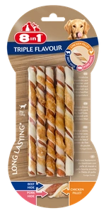 8in1 Triple Flavour Twisted Sticks 10 vnt.