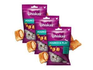 WHISKAS Energy and Vitality 3x45g kasside maiuspala, kanaga