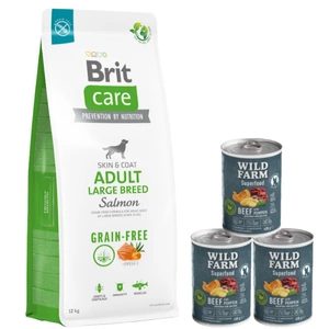 BRIT CARE Dog Grain-free Adult Large Breed Salmon 12kg