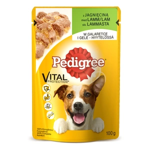 PEDIGREE Adult kotike 100g - märja koeratoit lambalihaga želees