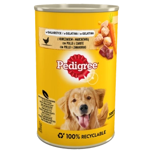 PEDIGREE Adult purk 400g - märja koeratoit kana ja köögiviljadega želees