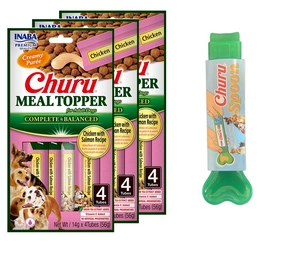 INABA koeratoit Topper Kana lõhega Retsept 4x14 (56g)