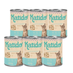 Katido Wet Cat Food Vasikaliha küülikuga 400g