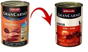 ANIMONDA GranCarno Junior maitse: veiseliha + kana 400g