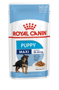 ROYAL CANIN Maxi Puppy 10x140g märgtoit kastmes kuni 15 kuu vanustele kutsikatele, suurtele tõugudele