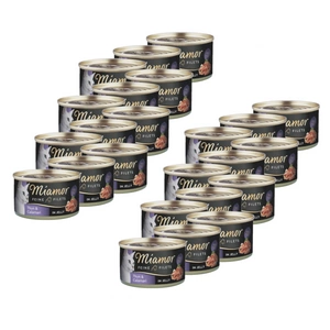 Miamor Feine Filets in Jelly - märgtoit kassidele tuunikala ja kalamariga 100g purk