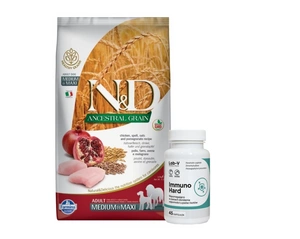 Farmina N&D Ancestral Grain canine CHICKEN & POMEGRANATE ADULT MEDIUM&MAXI 12kg
