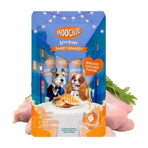 MOOCHIE Love Puree Chicken 4x15g koeratoit küpsetatud kana maitsega