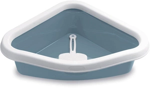Sprint Corner pesakast, valge/sinine, 40 x 56 x 14 cm, Stefanplast