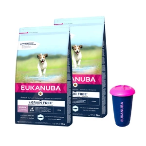 EUKANUBA Puppy&Junior Small/Medium Grain Free 3kg