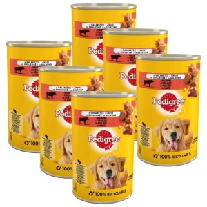 PEDIGREE Adult purk 400g - märja koeratoit veiselihaga želees