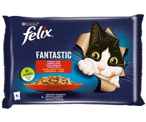 FELIX Country Flavours želees küüliku ja lambalihaga 4x85g