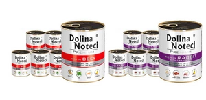 Dolina Noteci PREMIUM veise- ja küülikuliha ning jõhvikatega 24x800g