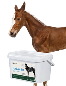 Lab-v EquiJunior - Täiendav sööt varssadele, mis toetab noorte hobuste ja ponide kasvu, arengut ja õiget toitumist 2kg