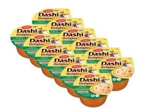 Inaba DASHI kasside lisatoit - kammkarbi ja kana maitsestatud puljong 12x70g