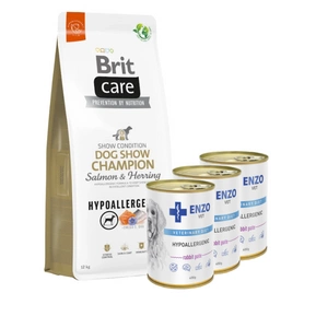 BRIT CARE Dog Hypoallergeenne koertenäitus Champion Salmon & Hering 12kg