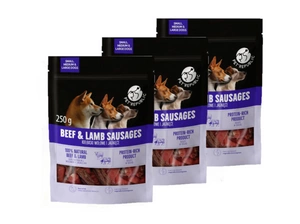 PetRepublic veise- ja lambaliha vorstihõrgutis koertele 250g