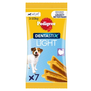 Pedigree Dentastix Light Dental Chews Väikeste tõugude koerte maiuspalad 7 tk - 58g