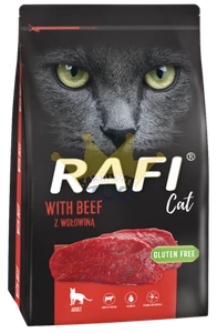 DOLINA NOTECI Rafi Cat kasside kuivtoit veiselihaga 7kg