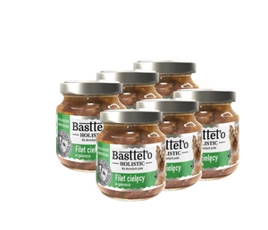 Basttet'o Holistiline vasikalafilee galetis koertele 130g