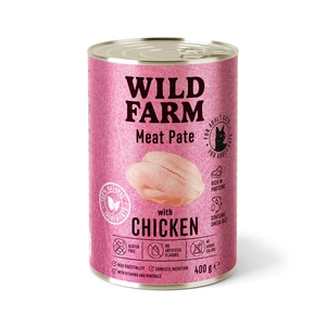WILD FARM Pasteet kanaga 400g - gluteenivaba kassitoit