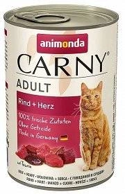 ANIMONDA Cat Carny Adult maitse: veiseliha ja südamed 400g