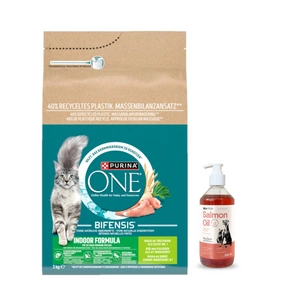 Purina One Indoor Cat Adult Food kalkuniga kassidele 3kg