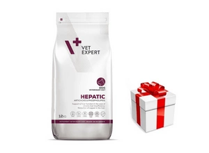 VETEXPERT Veterinary Diet Hepatic Dog 12kg + üllatus koerale
